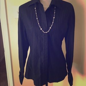 Elegant Blk with stripes Express Shirt